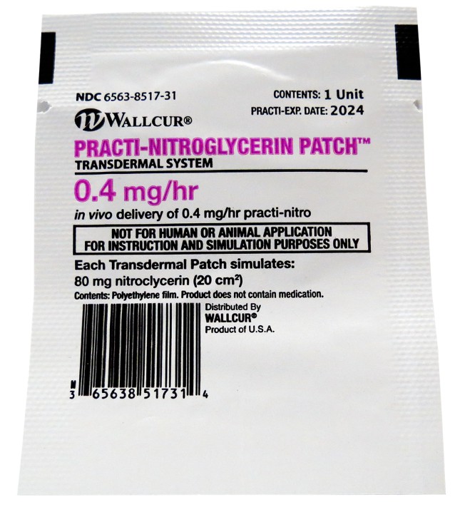 Practi-Nitroglycerin Patch™ (für Trainingszwecke)