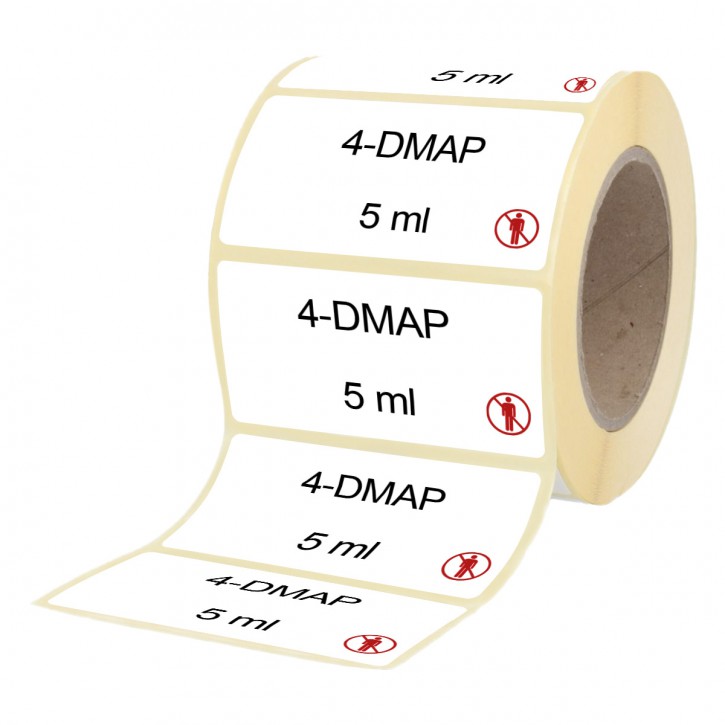 4 - DMAP 5 ml - Etiketten für Brechampullen