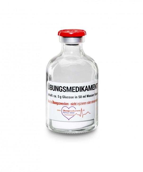 Stechampulle 50 ml 5g Trockenglukose, Flip-off / 100er