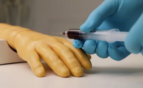 Training arm for intravenous injection and infusion