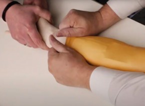 Training arm for intravenous injection and infusion