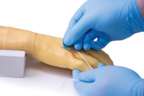 Training arm for intravenous injection and infusion